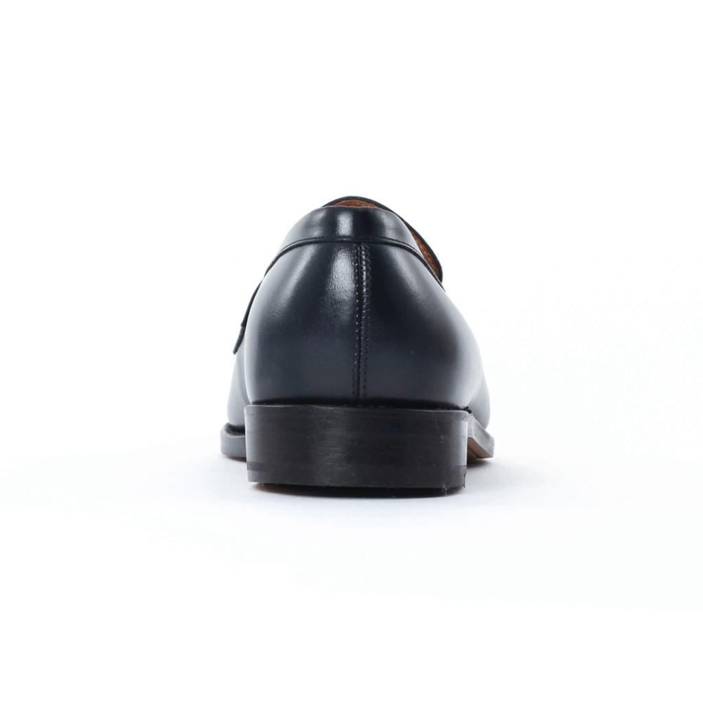 Mocassin En Cuir Bleu - JMW 180