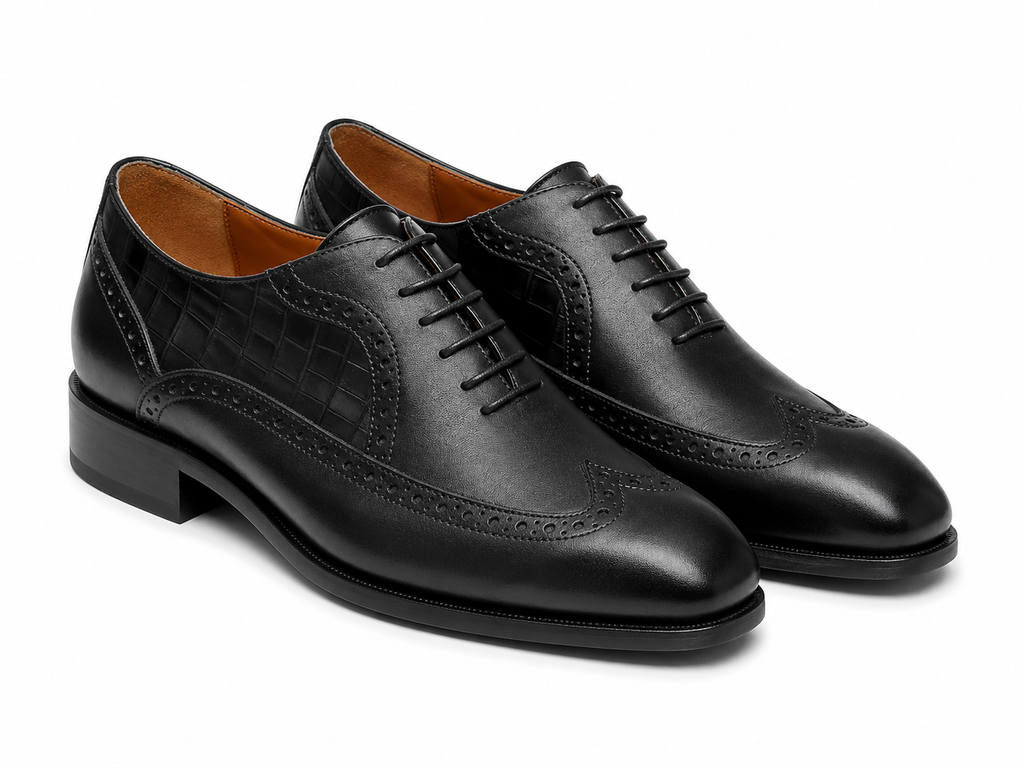 Chaussure Class Demi Croco Noir