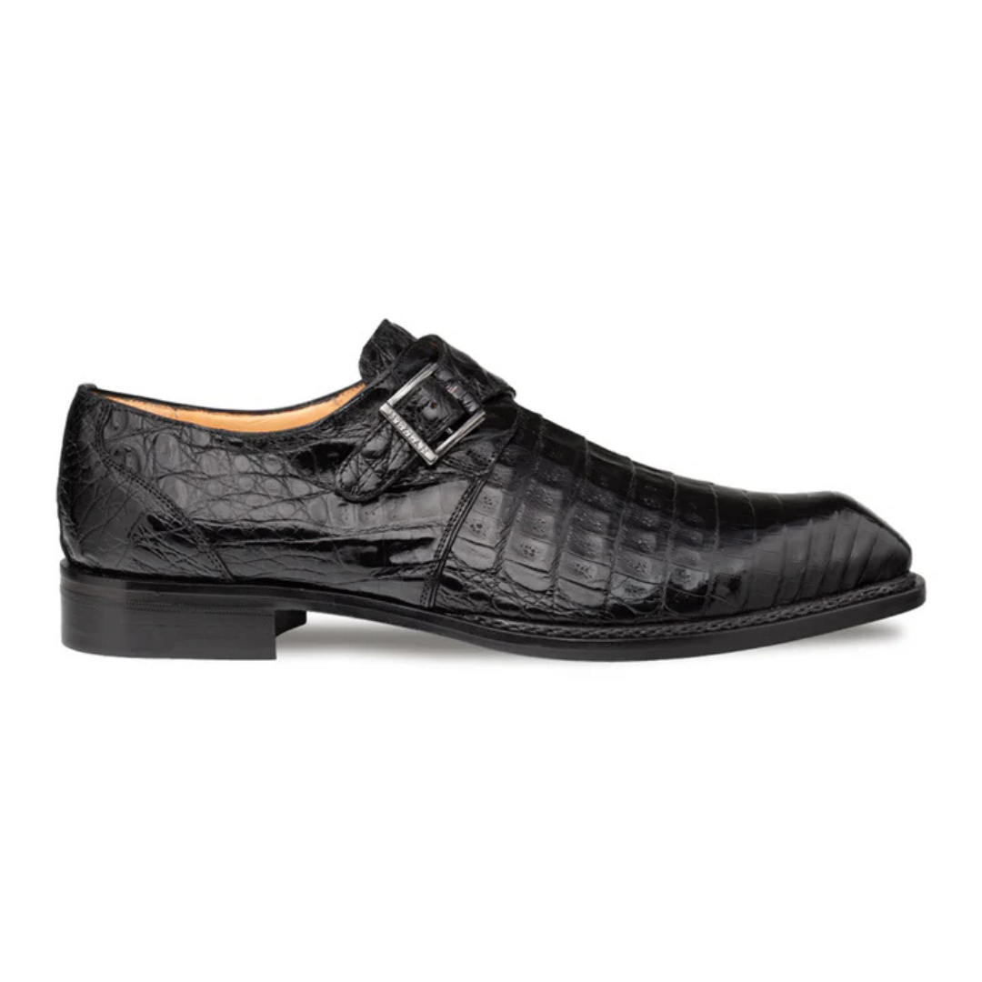 CHAUSSURE BOUCLE CROCO NOIR