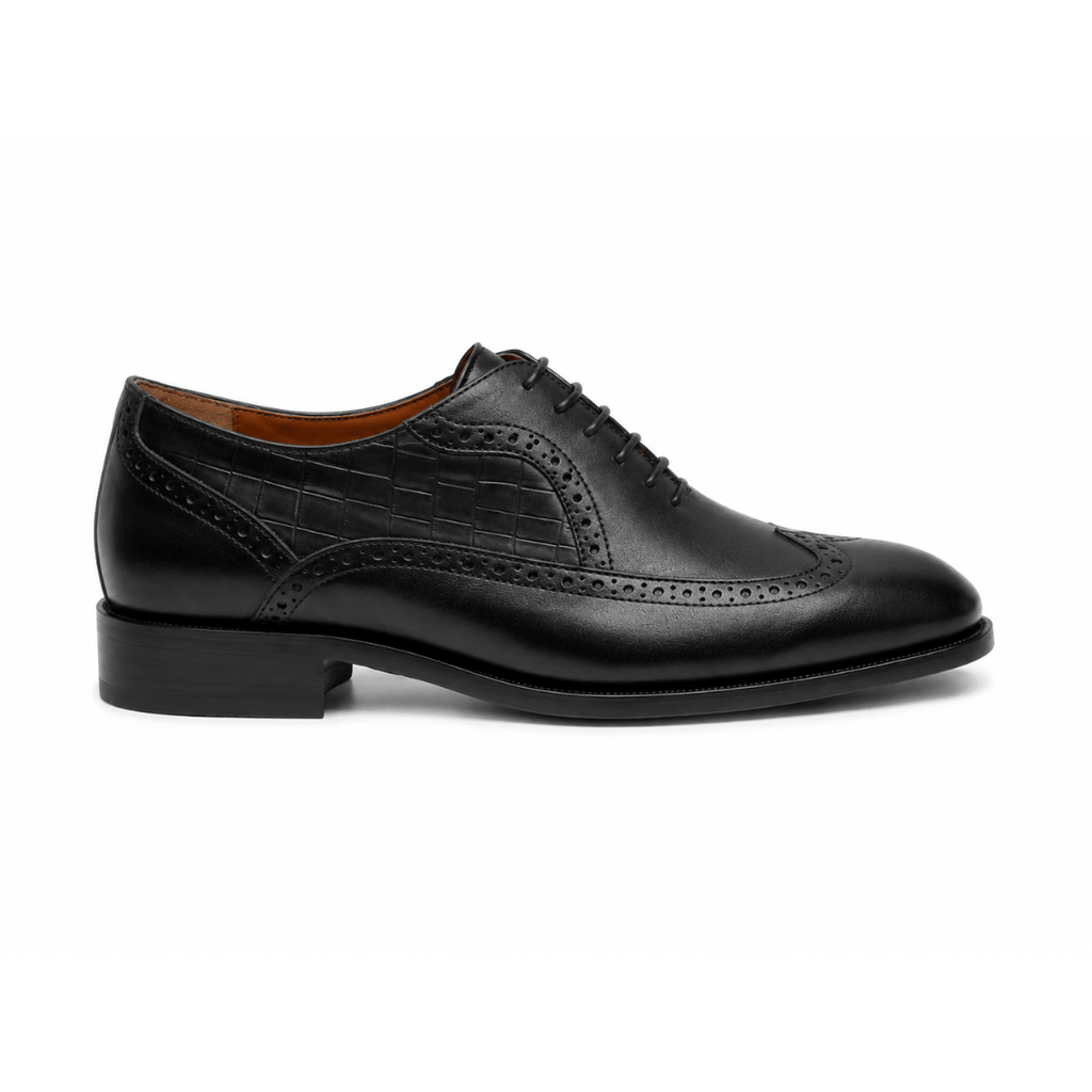 Chaussure Class Demi Croco Noir
