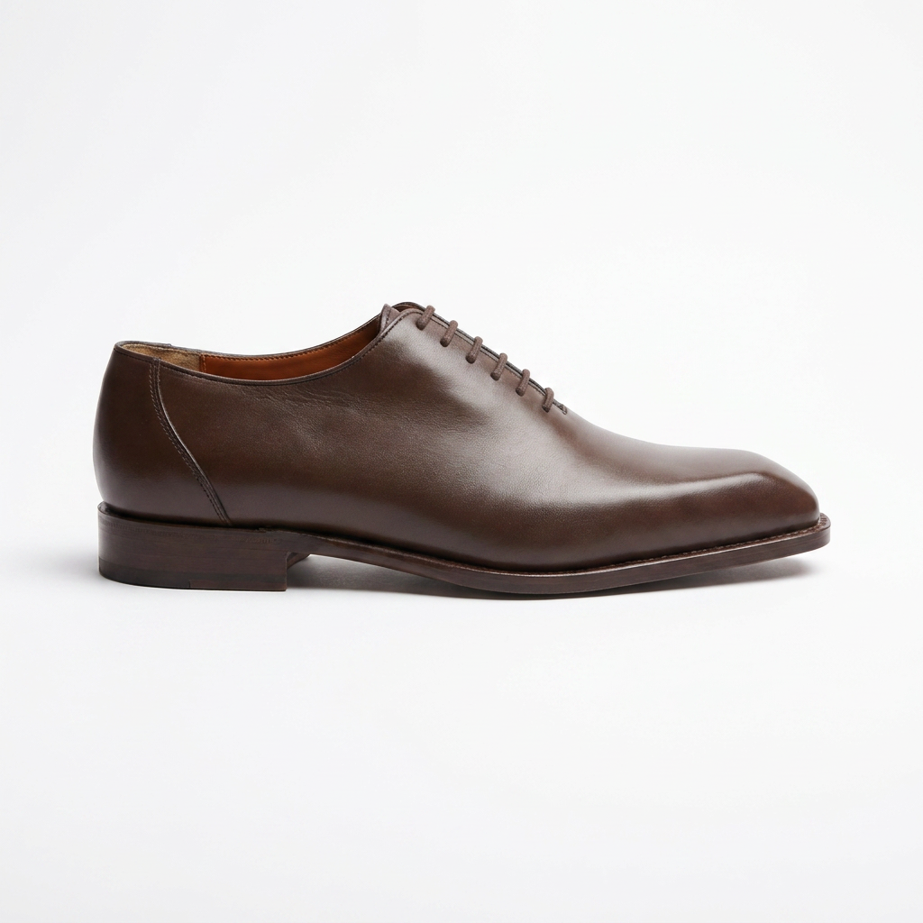 Chaussure Oxford Flore Marron