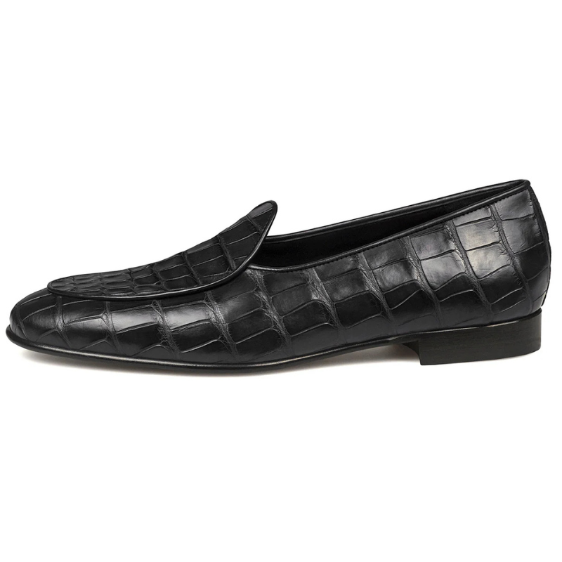CHAUSSURE BASE EN CUIR CROCODILE