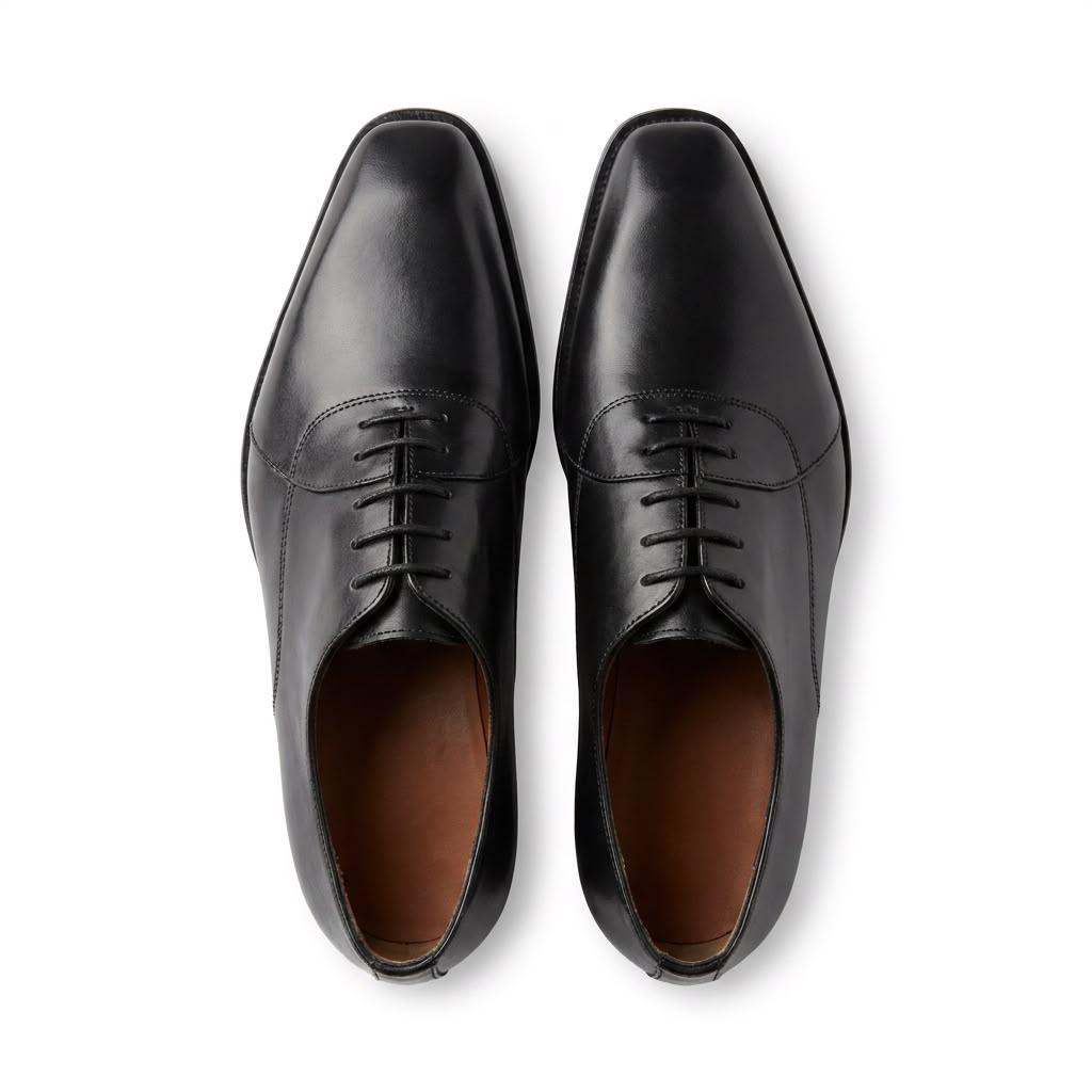 Oxford Premium En Noir - Pour Grands Hommes d'Affaires et Gentlemen