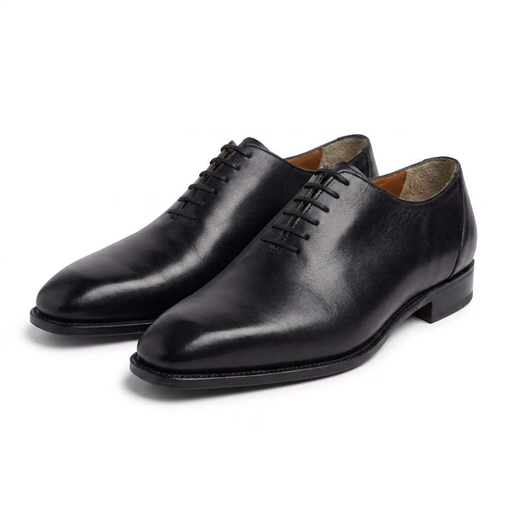 Chaussure Oxford Flore Noir