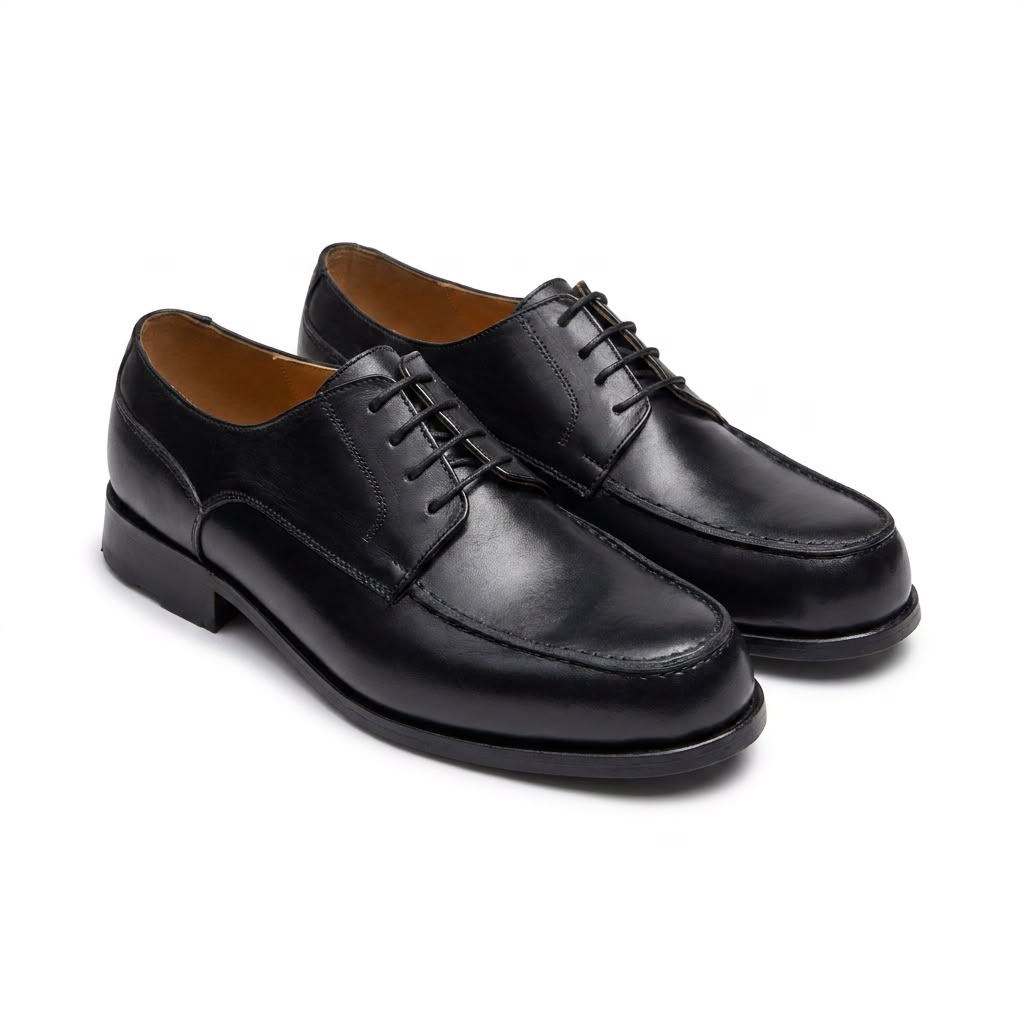 DERBY EN CUIR NOIR - MACK JAMES