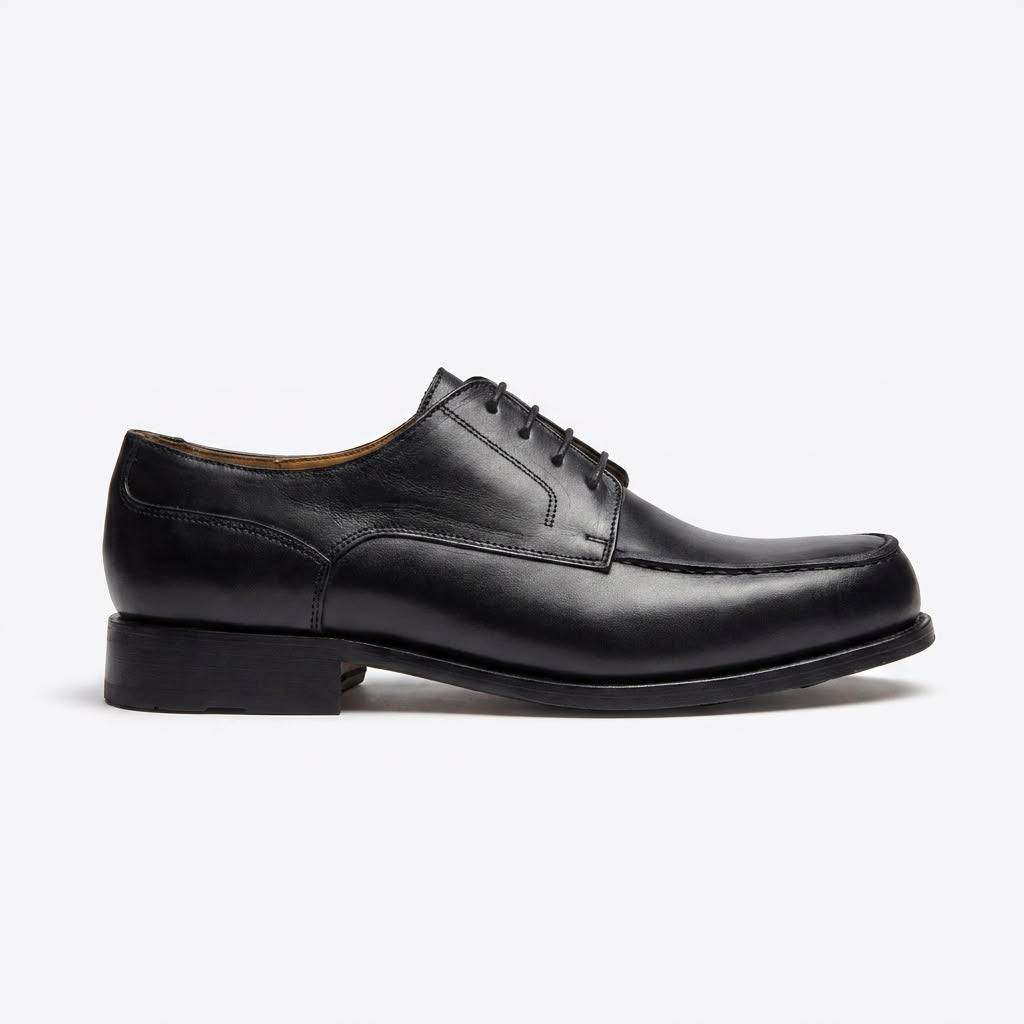 DERBY EN CUIR NOIR - MACK JAMES
